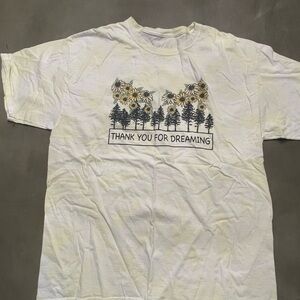 White Graphic Kids T-Shirt